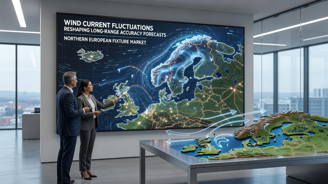 Detaillierte Grafik zu Windgeschwindigkeiten und Schussgenauigkeit in nordeuropäischen Ligen