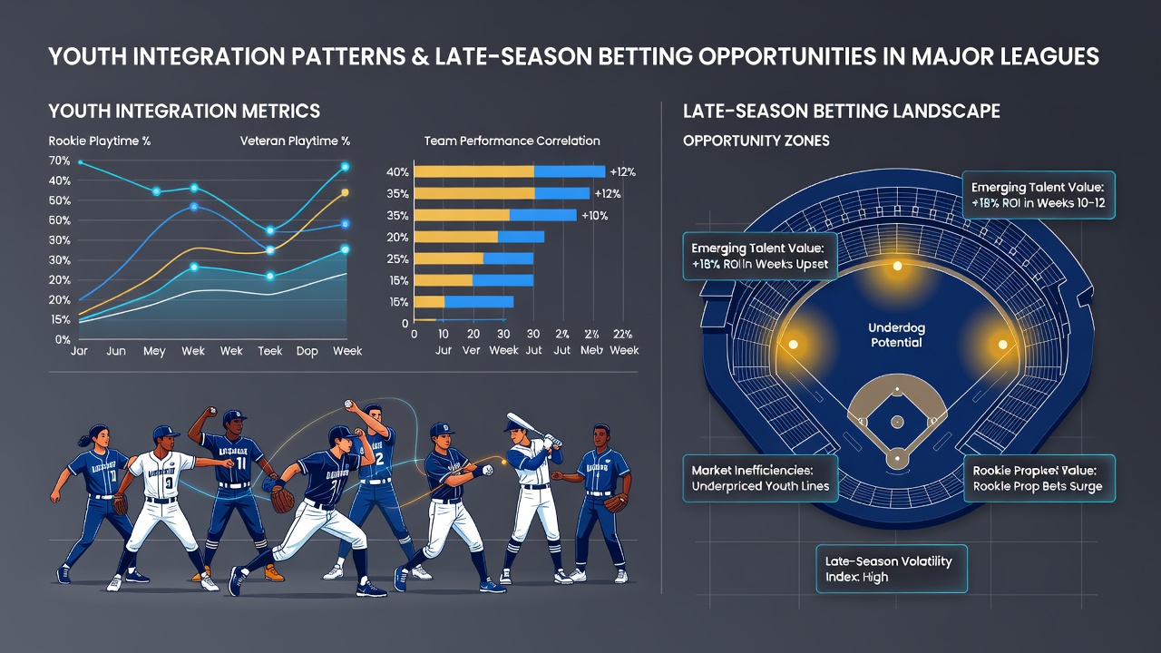 Statistische Übersicht zu Toren und Leistungsdaten junger Spieler in der Spätsaison